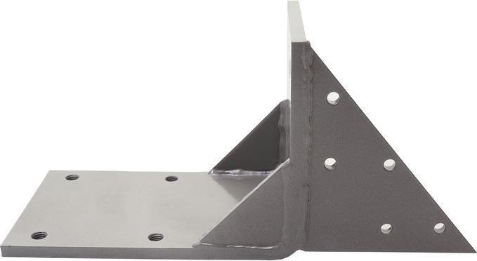 Actual product image Swisshandel24 3x Roof rafter adapter for cassette awning T124, Roof rafter bracket adapter - grey (0.15 m)