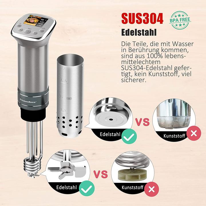 Immagine prodotto KitchenBoss Bastone da cucina G321 Argento