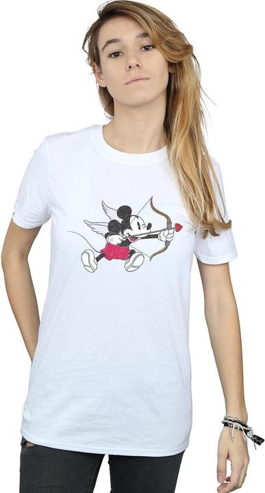 Immagine prodotto Disney Mickey Mouse Love Cherub Maglietta Ampia Donna (M)
