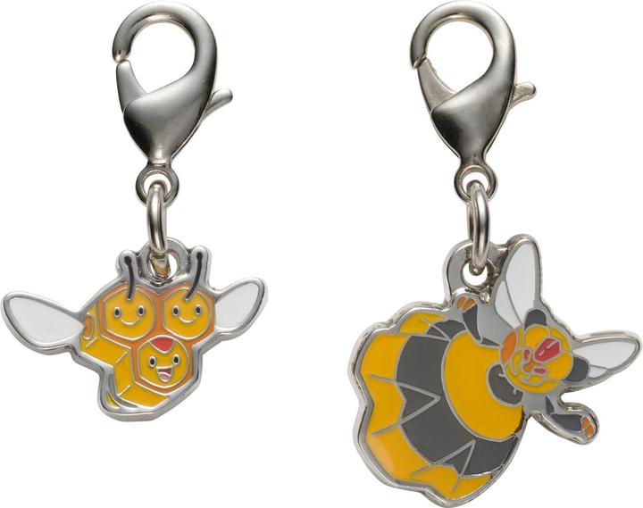 Produktbild Pokémon Pokemon Center - Combee, Vespiquen Schlüsselanhänger - 2 Stück