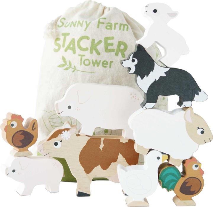 Actual product image Le Toy Van Stapelspiel Bauernhoftiere