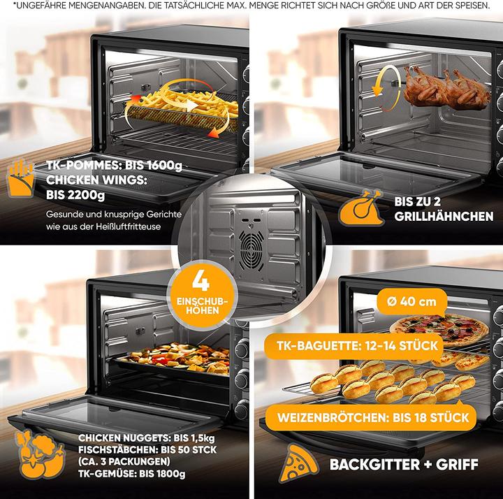 Immagine prodotto Stillstern Mini forno a convezione 60L