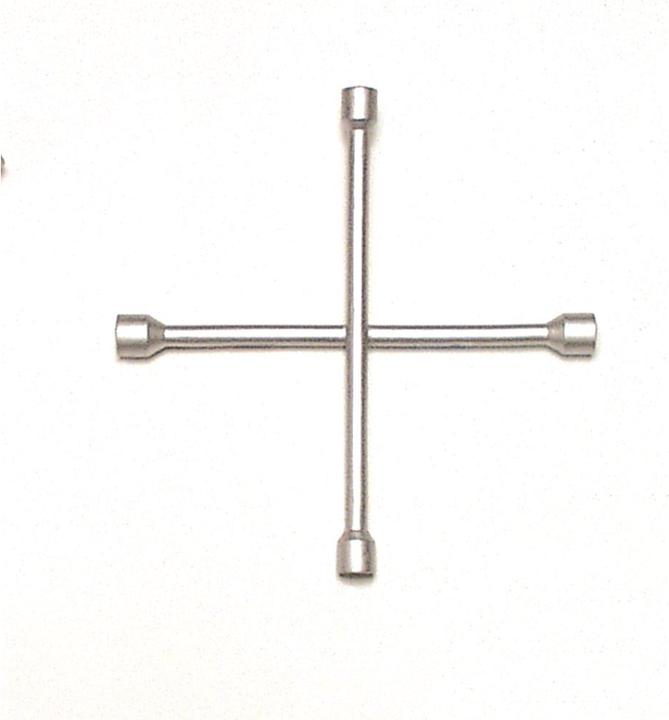Image du produit Mannesmann Clé en croix, chrome-vanadium, rigide, 17, 19, 22 mm, 13/1