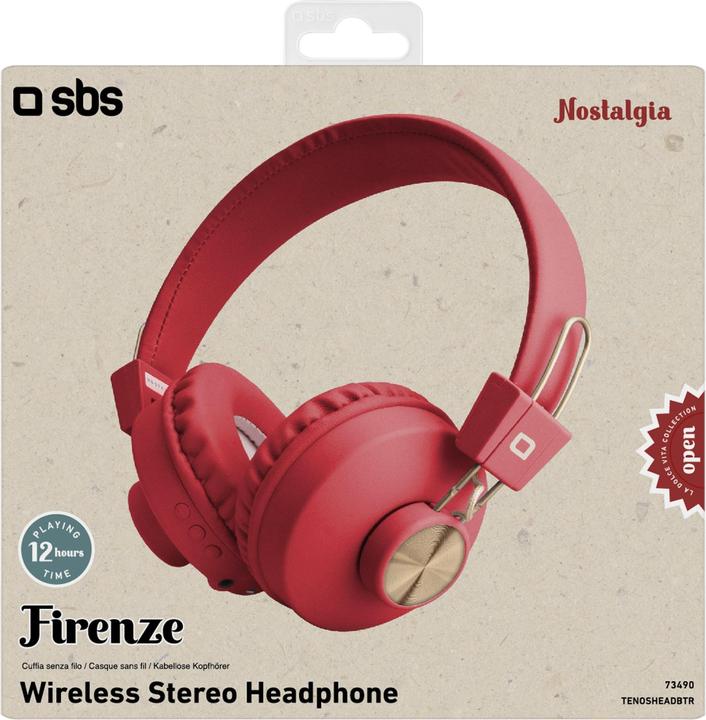 Actual product image SBS Firenze Wireless Stereo Headphones (100 h, Wireless)