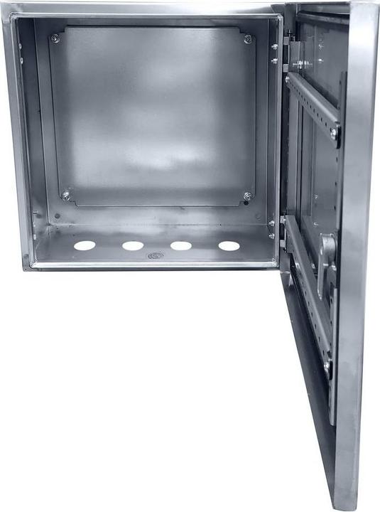 Produktbild Tru Components TC-SS404020 Schaltschrank 400 x 400 x 200 Edelstahl Lichtgrau 1 S