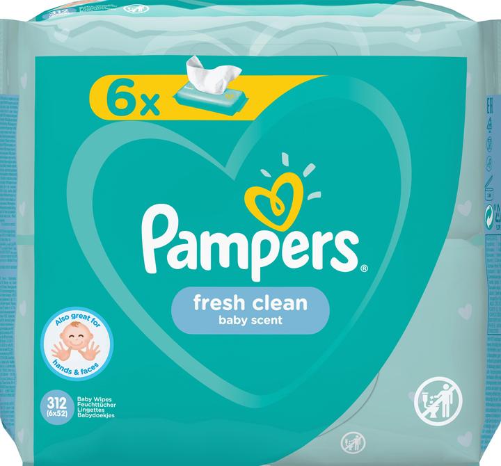 Pampers Fresh Clean (312 Piece)
