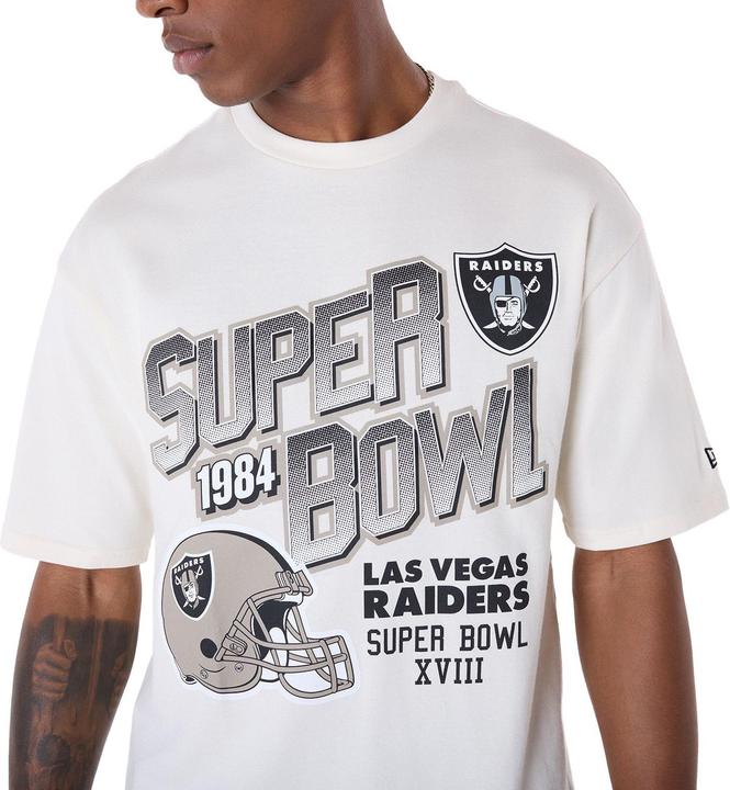 Immagine prodotto New Era NFL Shirt - HELMET Las Vegas Raiders offwhite - S (S)