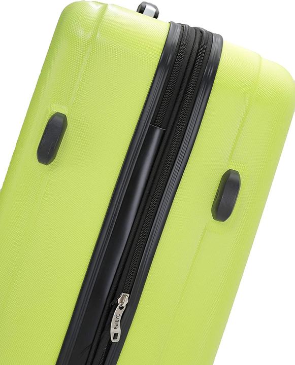 Produktbild Beibye Zwillingsrollen 3tlg Reisekofferset Gruen (M (50 - 90l), L (90 - 115l), XL (ab 115l))