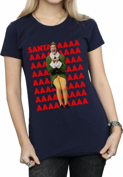 Produktbild Elf Buddy Santa Scream TShirt (XXL)