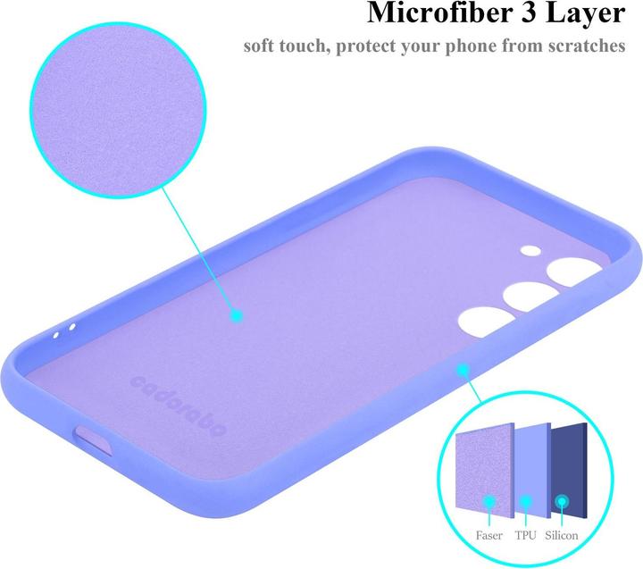 Actual product image Cadorabo CoverTPU in liquid protection case silicone design (Samsung Galaxy S24+)
