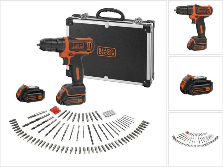 Produktbild Black & Decker & Decker BDCDD12BAFC Bohrmaschine (Akkubetrieb)