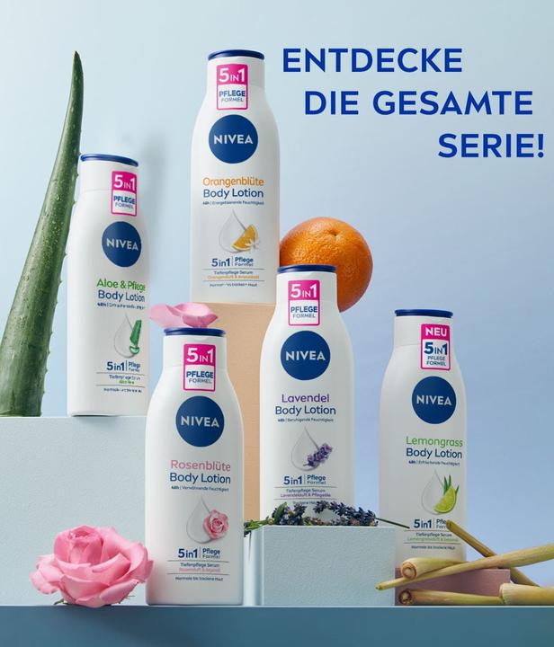 Actual product image NIVEA Aloe Pflege Body Lotion Fl 400ml (Body lotion, 400 ml)