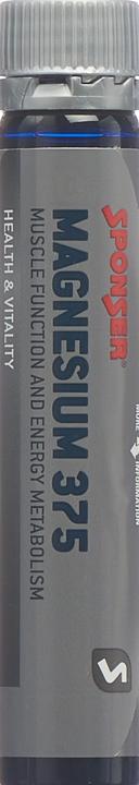 Actual product image Sponser Shot Magnesium 375 (1 Piece, Liquid, 25 g)