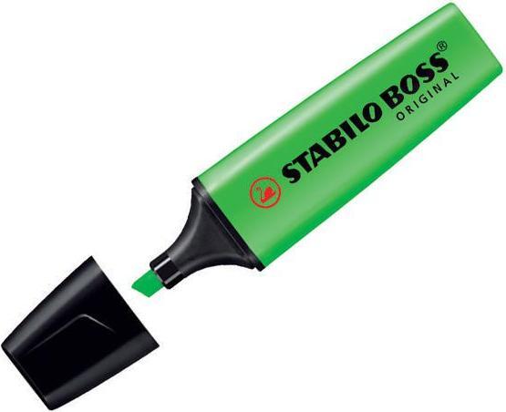 Produktbild STABILO Leuchtmarker grün, 10er Karton (Grün, 5 mm, 10 x)