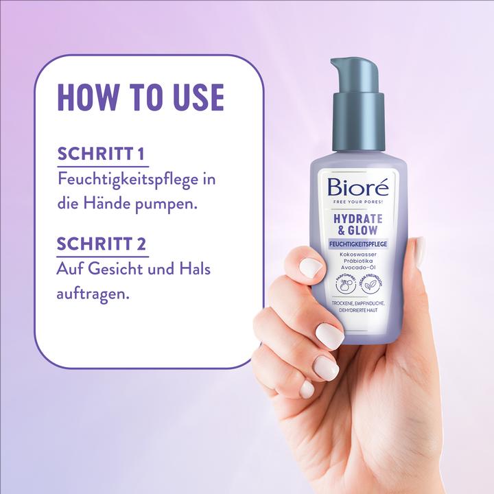 Image du produit Bioré Soin hydratant Hydrate & Glow (100 ml, Crème de jour)