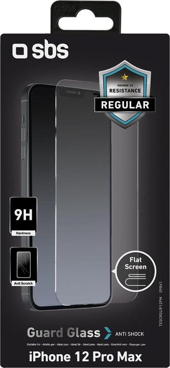 Immagine prodotto SBS Pellicola protettiva in vetro per iPhone 12 Pro Max (6 Pezzo/i, Apple iPhone 12 Pro Max)
