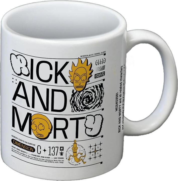 Actual product image Rick And Morty Nobody Exists On Purpose Mug (315 ml, 1 x)