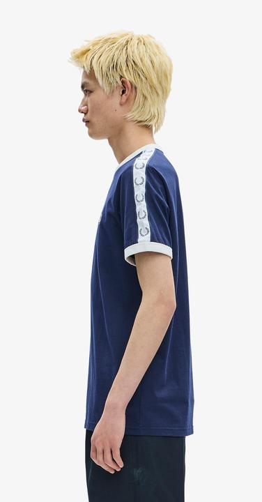Immagine prodotto Fred Perry T-shirt con finiture a contrasto e strisce (XL)