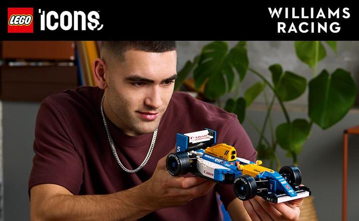 Actual product image LEGO Williams Racing FW14B mit Nigel Mansell (10353, LEGO Icons)