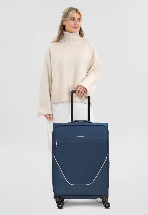 Actual product image Stratic taska 4-wheel trolley M 65 cm with expansion fold (74 l, M (50 - 90l))