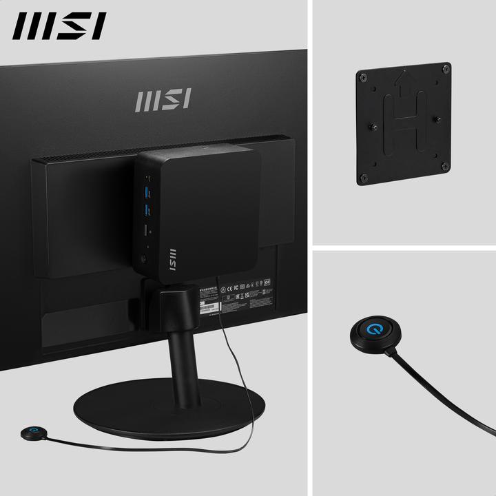 Image du produit MSI Cubi NUC 1MG (Sans système d'exploitation) (Intel Core 7 150U, 16 Go, 512 Go, Intel UHD Graphics)