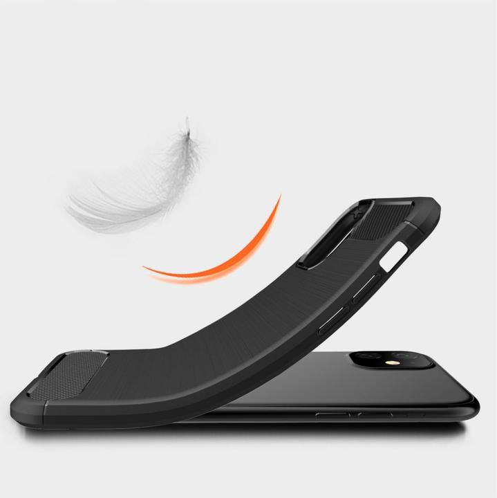 Actual product image Screenguard Carbon Brushed Case (Apple iPhone 11)