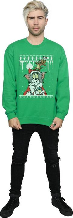 Produktbild Tom & Jerry Christmas Fair Isle Sweatshirt (L)