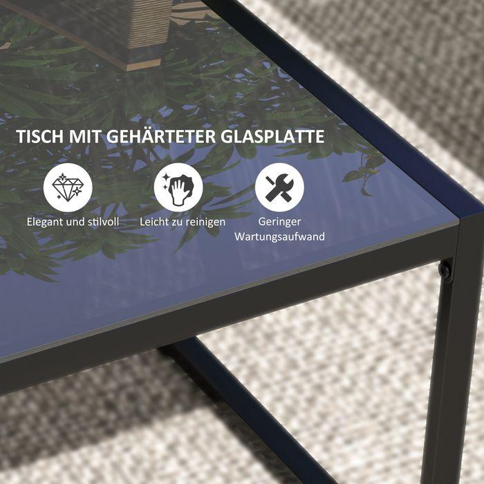 Produktbild Swisshandel24 Polyrattan Gartenmöbel Set 4 Personen, Schwarz