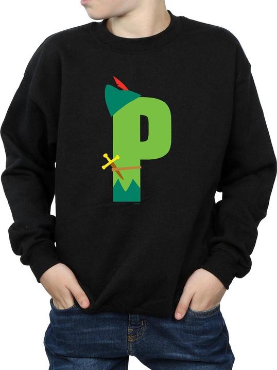 Produktbild Disney Alphabet P Is For Peter Pan Sweatshirt Jungen (128)