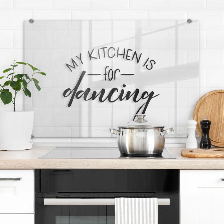 Produktbild Trenddeko My kitchen is for dancing (40 x 60 cm)