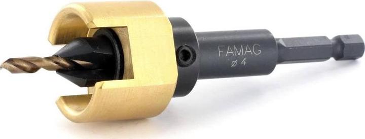 Immagine prodotto Famag Set di svasatori per trapano (4 mm, 5 mm, 6 mm)