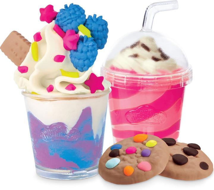 Productafbeelding Play-Doh Kitchen Creations Kneedplezier Café, Café speelset met 20 accessoires en 8 blikken