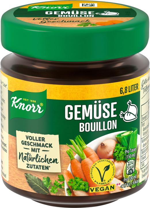 Produktbild Knorr Gemüse Bouillon Glas ergibt 6,8 l (6800 ml)