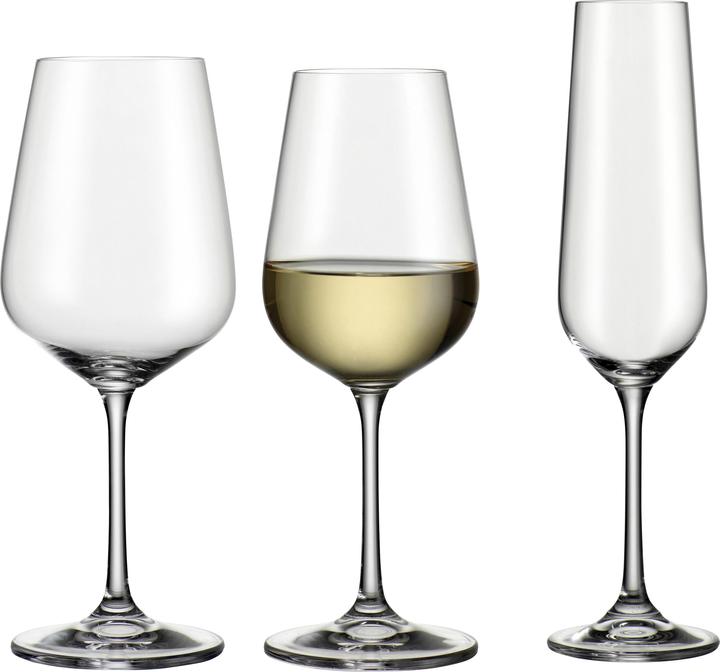 Image du produit Bohemia Cristal BOHEMIA Verre à vin de Sel. 12pcs (12 Verres, Verres à vin rouge)