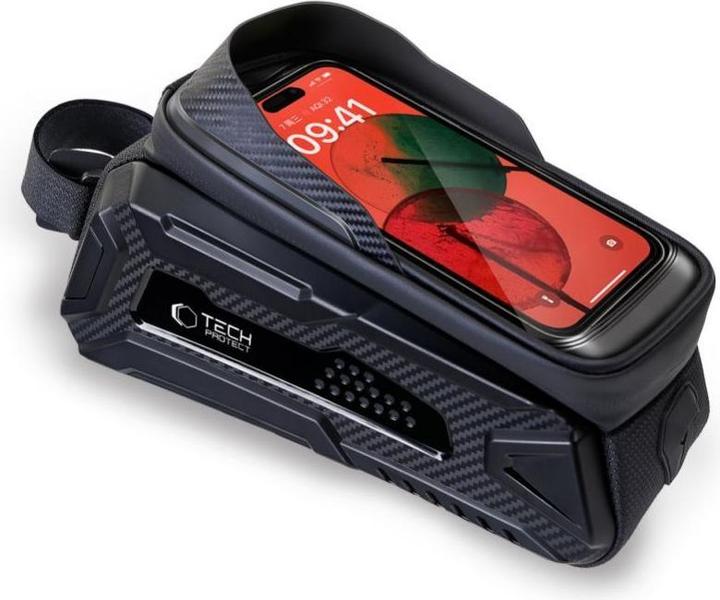 Image du produit Tech-Protect Sacoche de vélo V2 avec espace pour un téléphone de 1.2l - noir