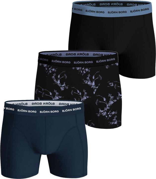 Produktbild Björn Borg Boxershort Casual Figurbetont Cotton Stretch Boxer 3P (XL, 3er Pack)