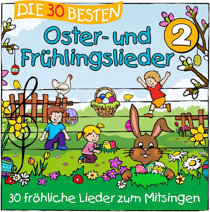 Immagine prodotto Le 30 migliori canzoni di Pasqua e primavera 2 (Simone Sommerland, Karsten Felicità, Le rane dell'asilo nido, Tedesco)