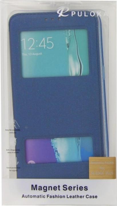 Produktbild Puloka Flip Case Samsung Galaxy S6 Edge Plus - Blue (Samsung Galaxy S6 Edge+)
