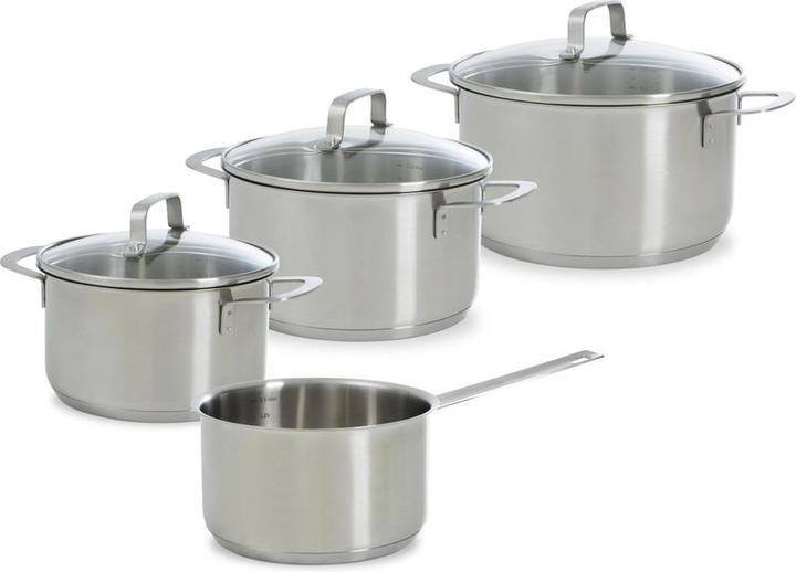 Produktbild BK Bistro Pannenset - 4-delig - Inductie (Pfannenset + Topfset, Edelstahl)