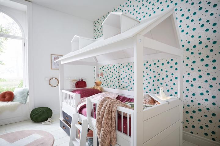 Image du produit Lifetime Kidsrooms Beachhouse Cabin Bed avec sommier à lattes DeLuxe (90 x 200 cm)