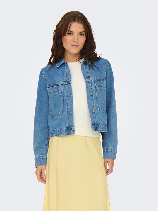 Produktbild JdY Fly-Away Kragen Jeansjacke Jeansjacke (XXL)