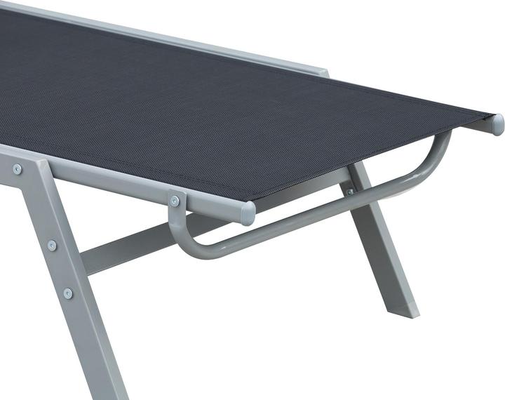 Actual product image Outsunny Garden lounger with adjustable backrest (170 cm)