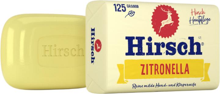 Produktbild Hirsch Zitronella Handseife 125 g (Seifenlotion, 125 ml)