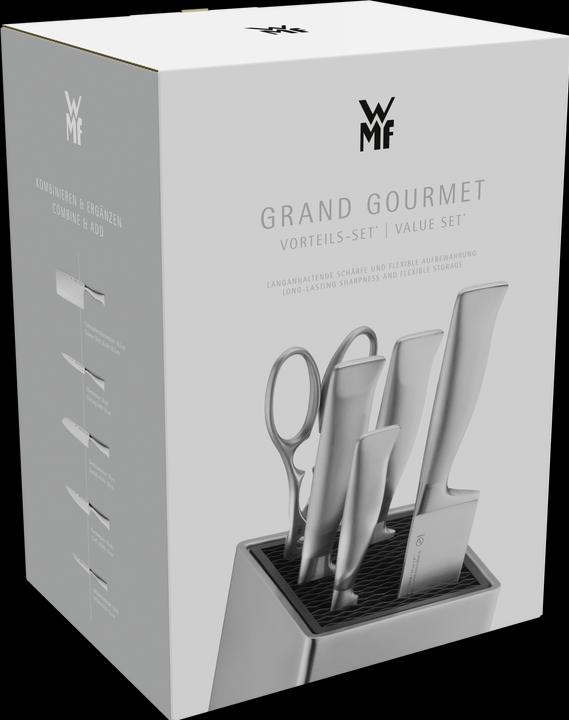 Actual product image WMF Grand Gourmet Messerblock mit Messerset 6teilig, Made in Germany