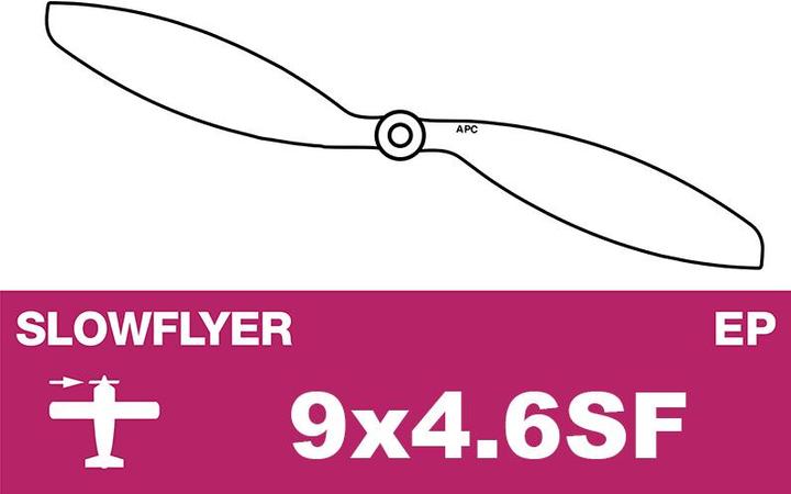 Actual product image APC Slowflyer propeller 9X4.6SF