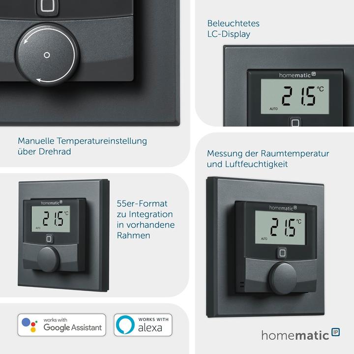 Produktbild Homematic IP Funk Wandthermostat HmIP-WTH-A