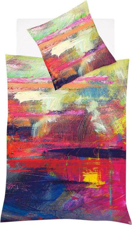 Produktbild Fleuresse Mako-Satin Bettwäsche Bed Art S Shrewsbury multicolor (Duvetbezug, 135x200 cm (80x80 cm))