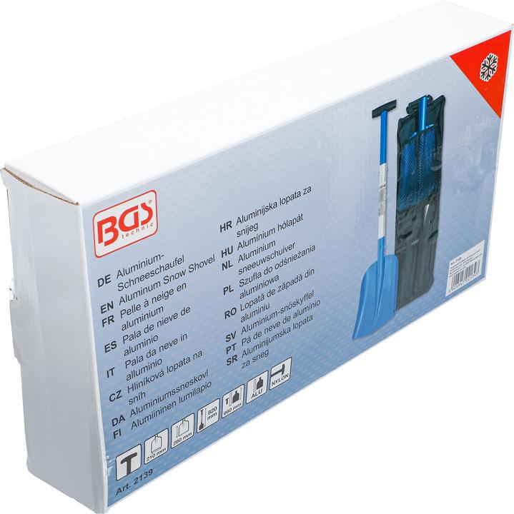 Produktbild BGS Aluminium-Schneeschaufel | mit steckbarem Schnellverschluss-Stiel