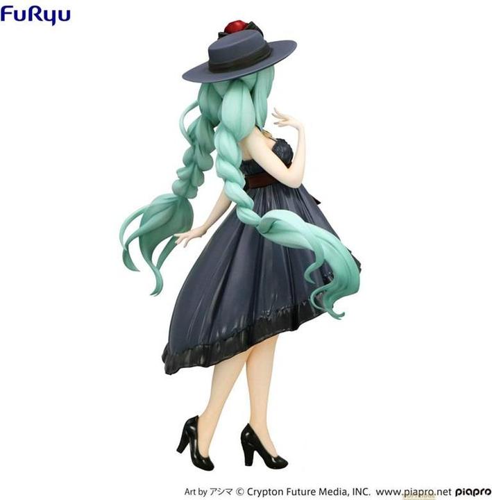 Actual product image Furyu Hatsune Miku statuette PVC Trio-Try-iT Outing Dress 19 cm