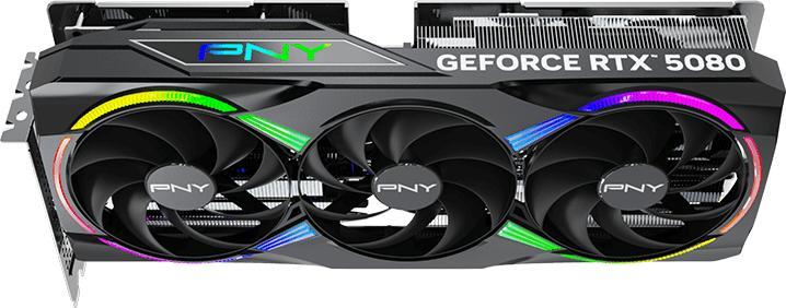 Actual product image PNY GeForce RTX 5080 ARGB Epic-X RGB Overclocked Triple Fan (16 GB)